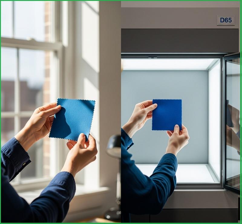 Ứng dụng của tủ so màu Ứng dụng của tủ so màu